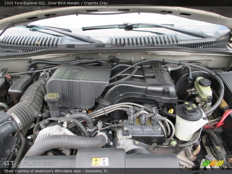 Silver Birch Metallic / Graphite Grey 2003 Ford Explorer XLS