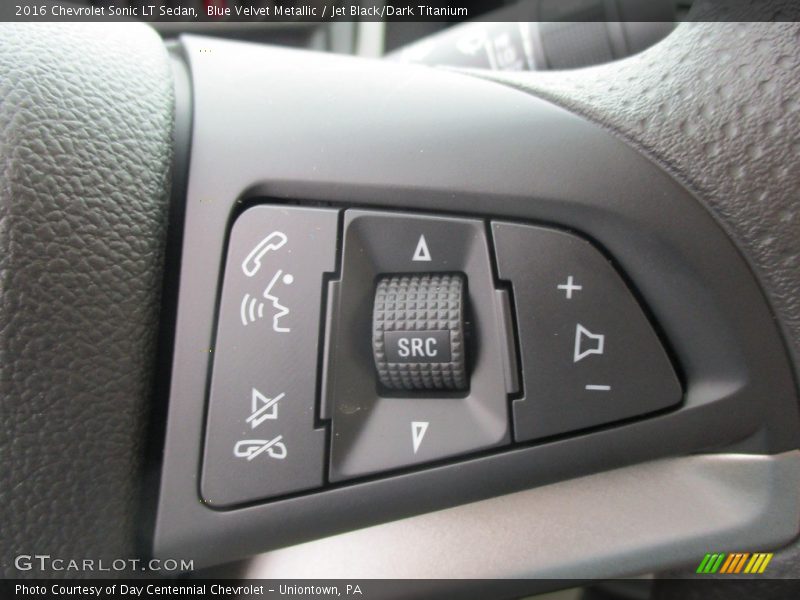 Blue Velvet Metallic / Jet Black/Dark Titanium 2016 Chevrolet Sonic LT Sedan