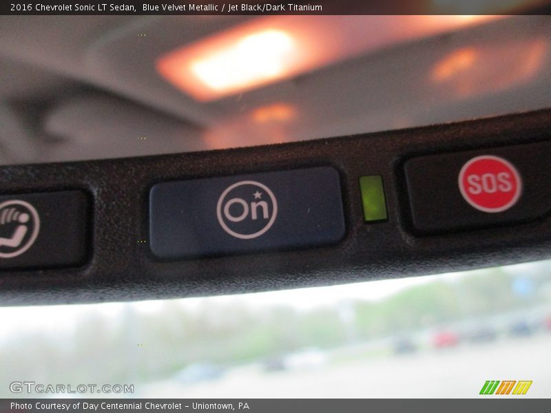 Blue Velvet Metallic / Jet Black/Dark Titanium 2016 Chevrolet Sonic LT Sedan