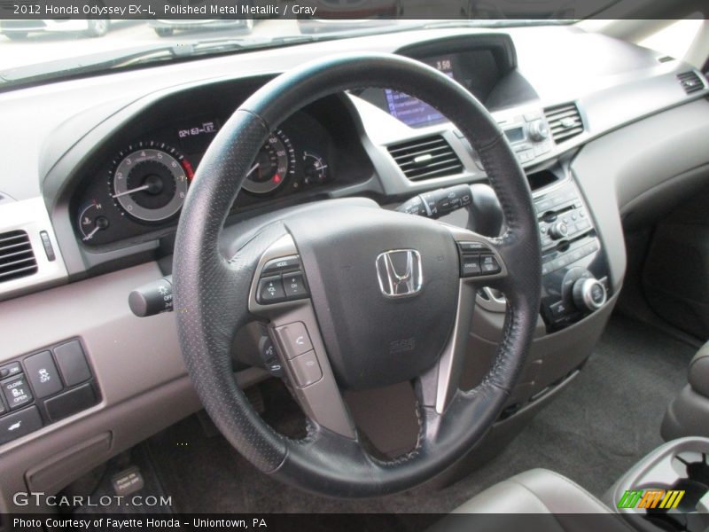 Polished Metal Metallic / Gray 2012 Honda Odyssey EX-L