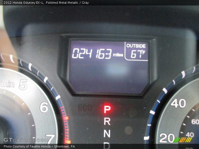 Polished Metal Metallic / Gray 2012 Honda Odyssey EX-L