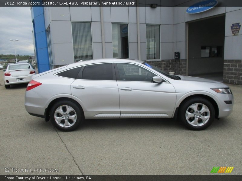 Alabaster Silver Metallic / Black 2012 Honda Accord Crosstour EX-L 4WD