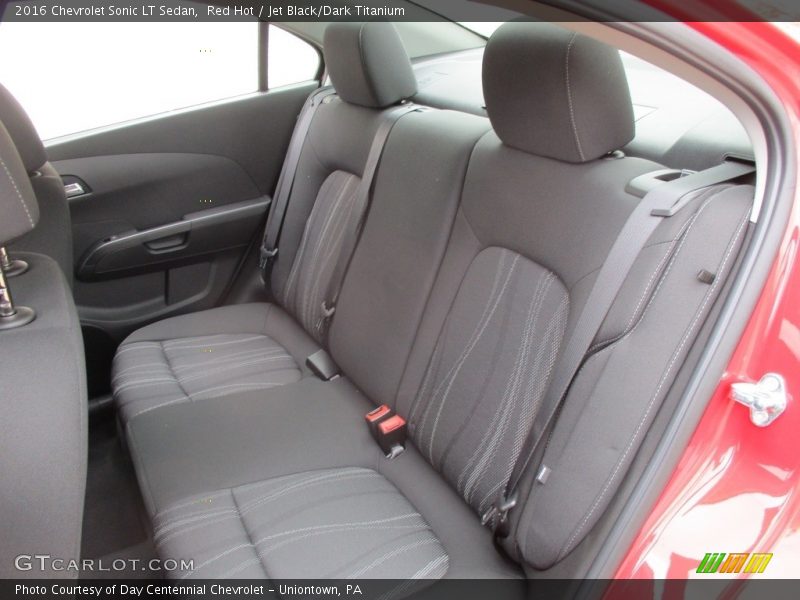 Red Hot / Jet Black/Dark Titanium 2016 Chevrolet Sonic LT Sedan