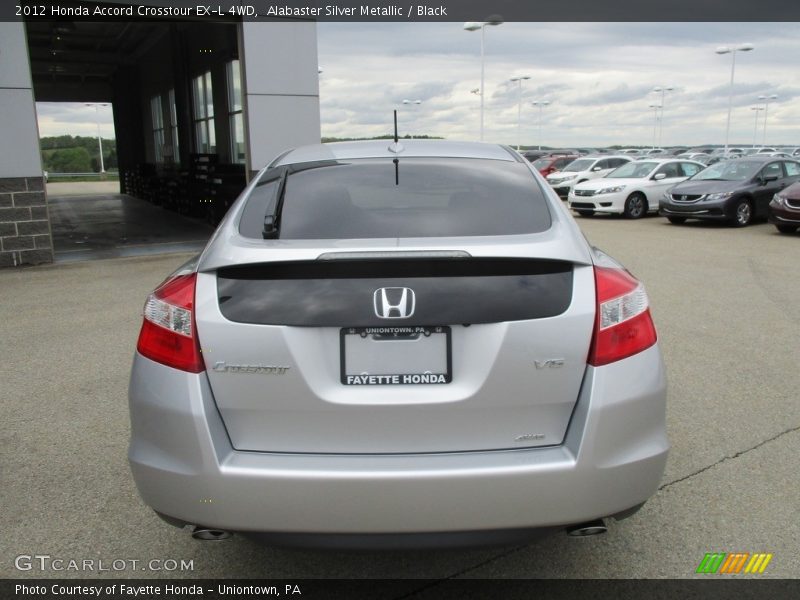 Alabaster Silver Metallic / Black 2012 Honda Accord Crosstour EX-L 4WD
