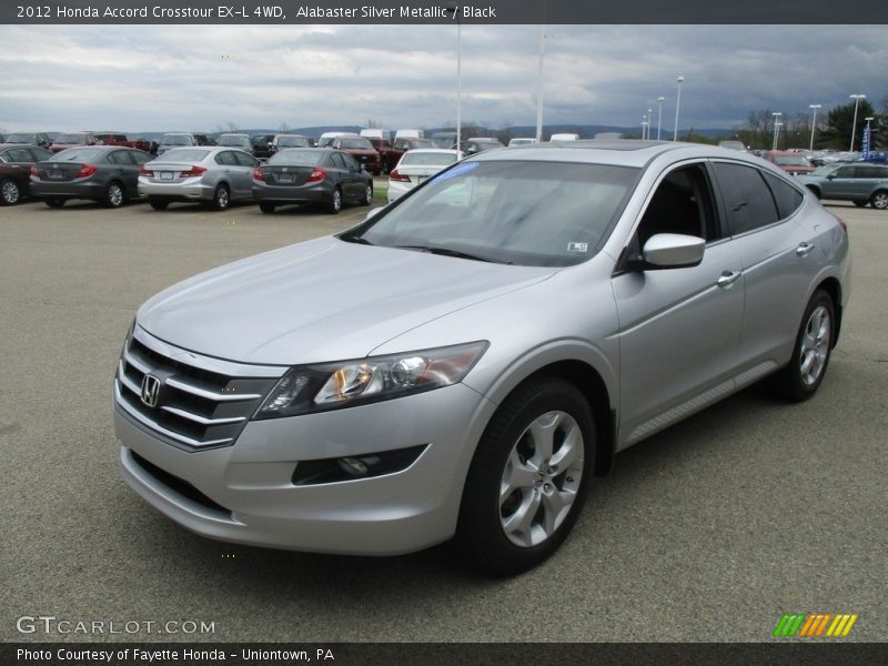 Alabaster Silver Metallic / Black 2012 Honda Accord Crosstour EX-L 4WD