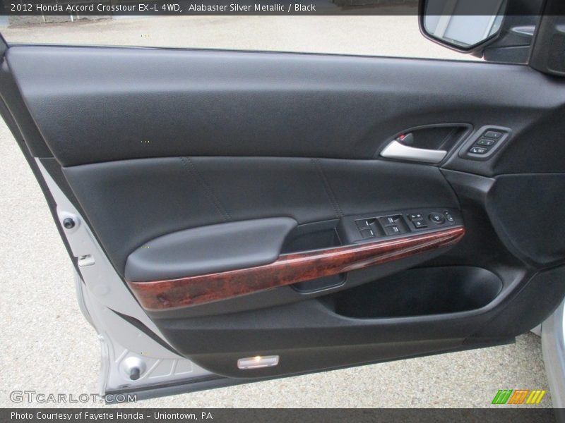 Alabaster Silver Metallic / Black 2012 Honda Accord Crosstour EX-L 4WD