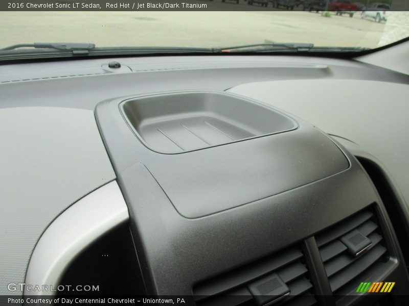 Red Hot / Jet Black/Dark Titanium 2016 Chevrolet Sonic LT Sedan