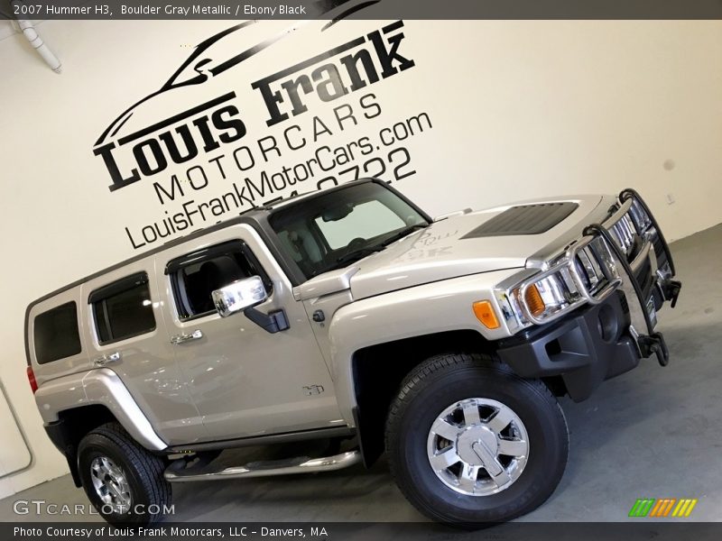 Boulder Gray Metallic / Ebony Black 2007 Hummer H3