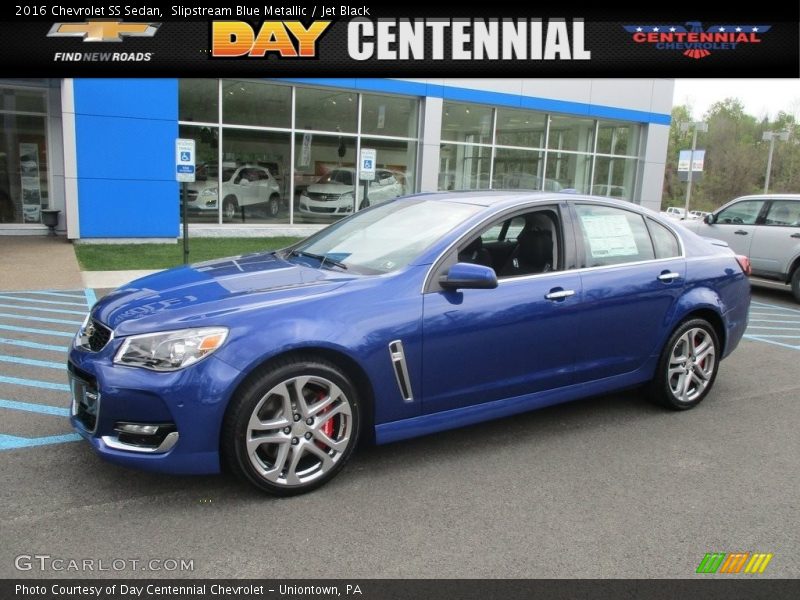 Slipstream Blue Metallic / Jet Black 2016 Chevrolet SS Sedan