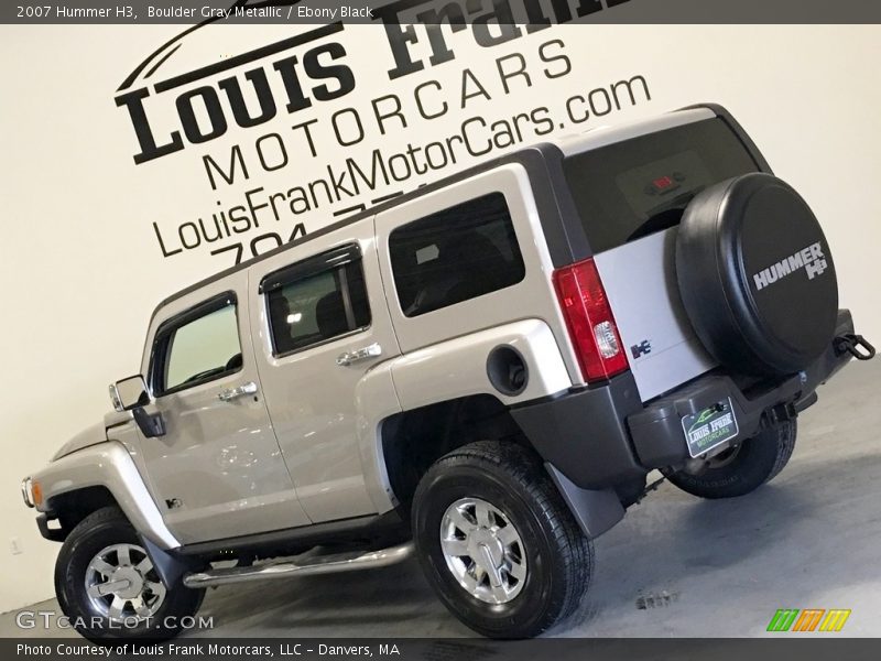 Boulder Gray Metallic / Ebony Black 2007 Hummer H3