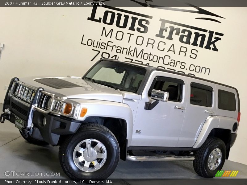 Boulder Gray Metallic / Ebony Black 2007 Hummer H3