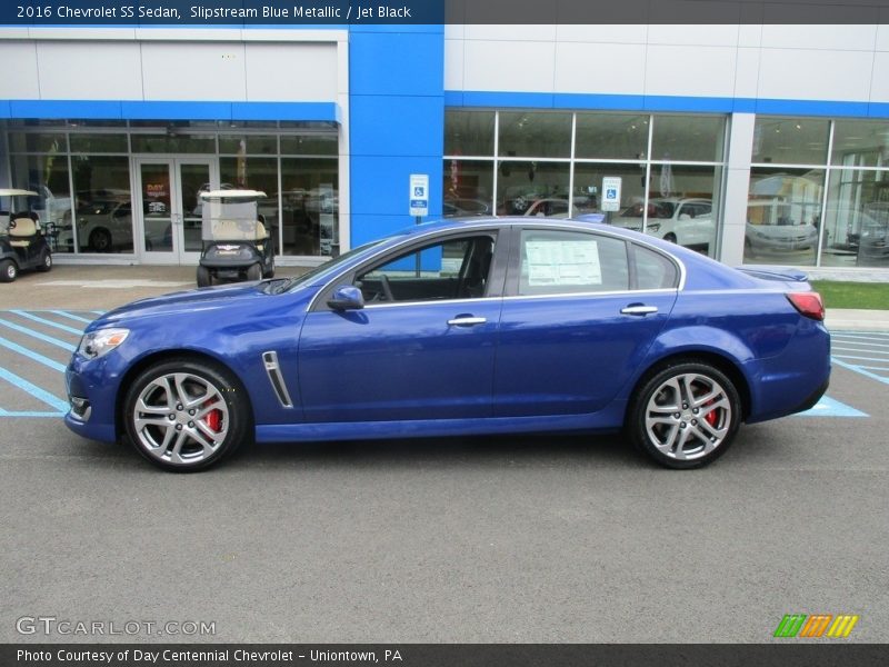 Slipstream Blue Metallic / Jet Black 2016 Chevrolet SS Sedan