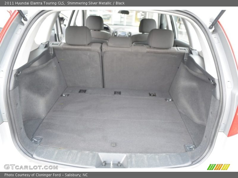 Shimmering Silver Metallic / Black 2011 Hyundai Elantra Touring GLS