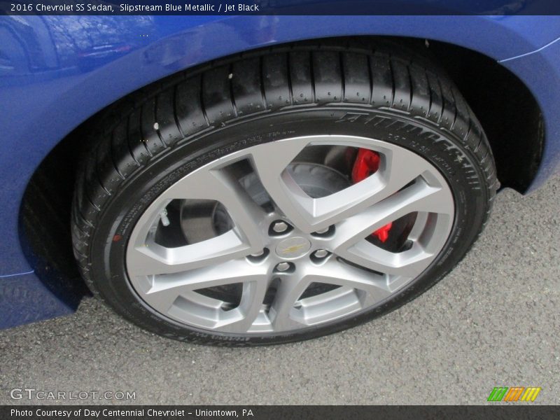 Slipstream Blue Metallic / Jet Black 2016 Chevrolet SS Sedan