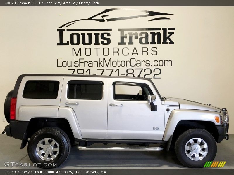 Boulder Gray Metallic / Ebony Black 2007 Hummer H3