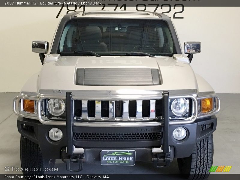 Boulder Gray Metallic / Ebony Black 2007 Hummer H3
