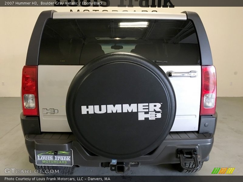 Boulder Gray Metallic / Ebony Black 2007 Hummer H3