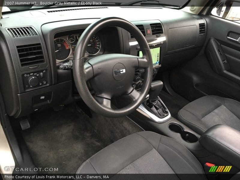 Boulder Gray Metallic / Ebony Black 2007 Hummer H3