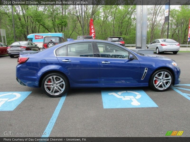 Slipstream Blue Metallic / Jet Black 2016 Chevrolet SS Sedan