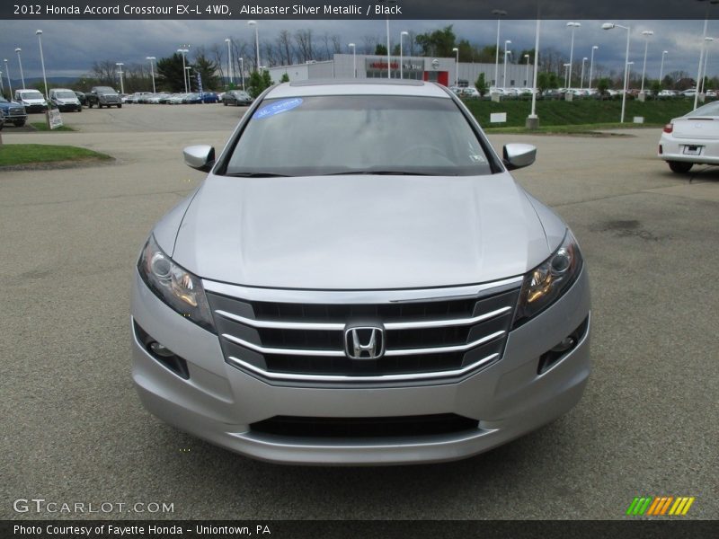 Alabaster Silver Metallic / Black 2012 Honda Accord Crosstour EX-L 4WD