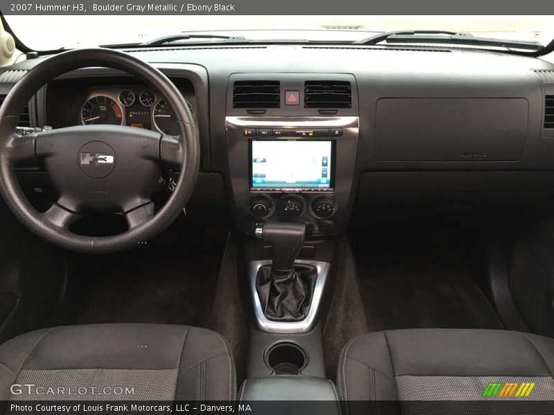 Boulder Gray Metallic / Ebony Black 2007 Hummer H3
