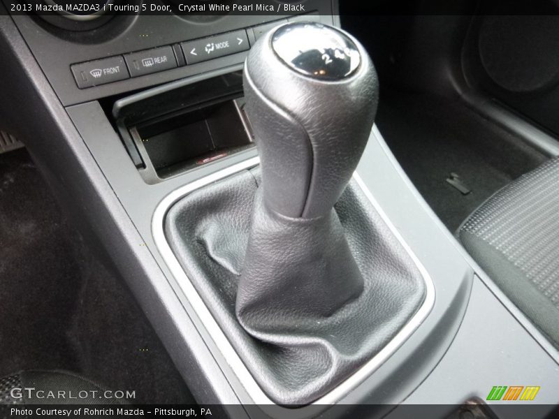 Crystal White Pearl Mica / Black 2013 Mazda MAZDA3 i Touring 5 Door