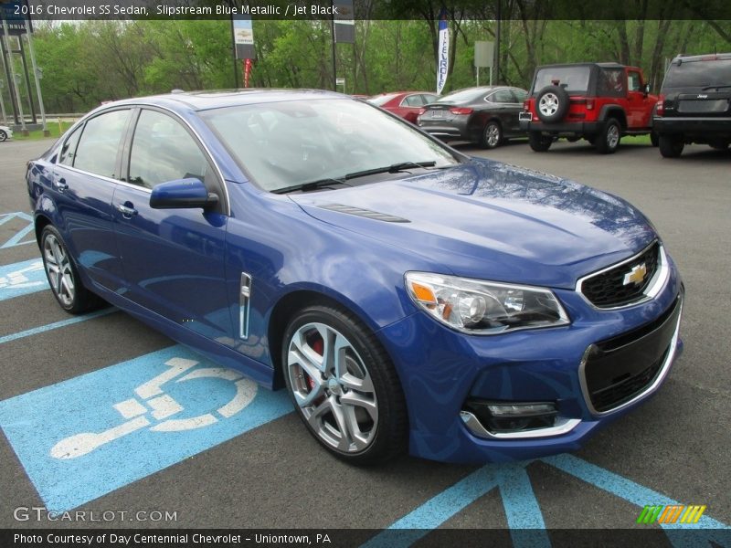 Slipstream Blue Metallic / Jet Black 2016 Chevrolet SS Sedan