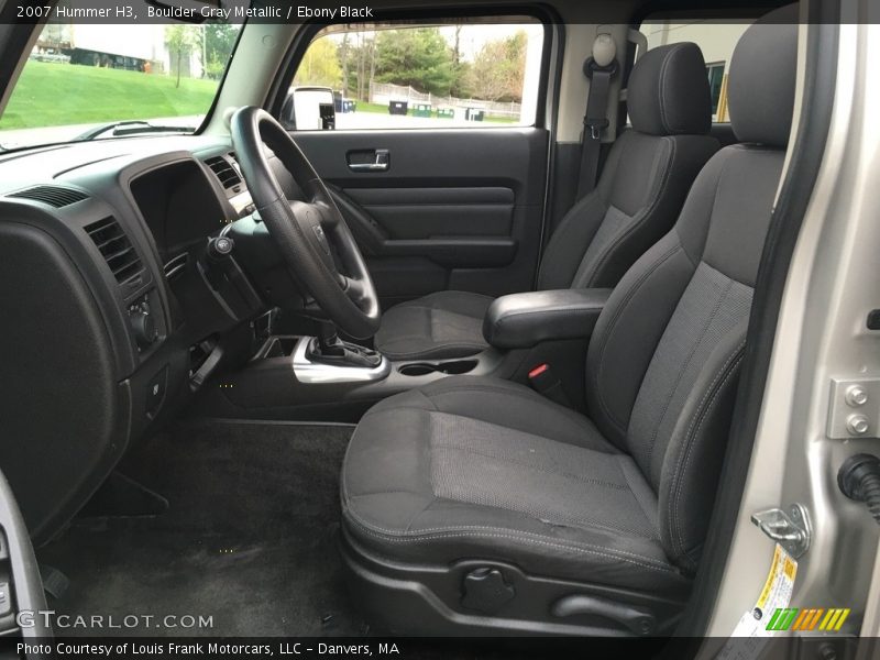Boulder Gray Metallic / Ebony Black 2007 Hummer H3