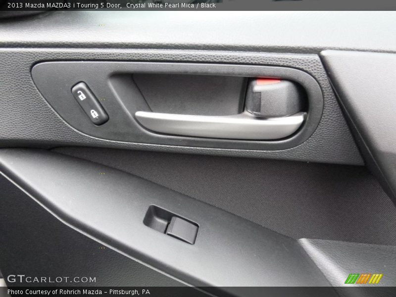 Crystal White Pearl Mica / Black 2013 Mazda MAZDA3 i Touring 5 Door