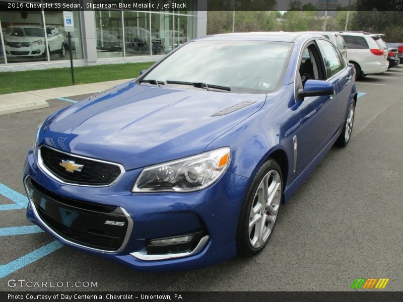 Slipstream Blue Metallic / Jet Black 2016 Chevrolet SS Sedan