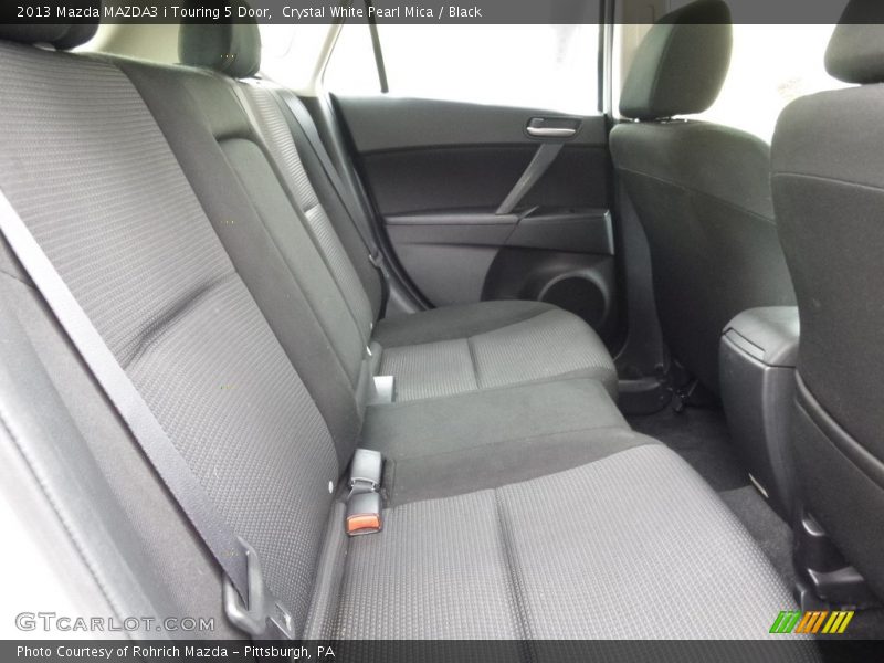 Crystal White Pearl Mica / Black 2013 Mazda MAZDA3 i Touring 5 Door