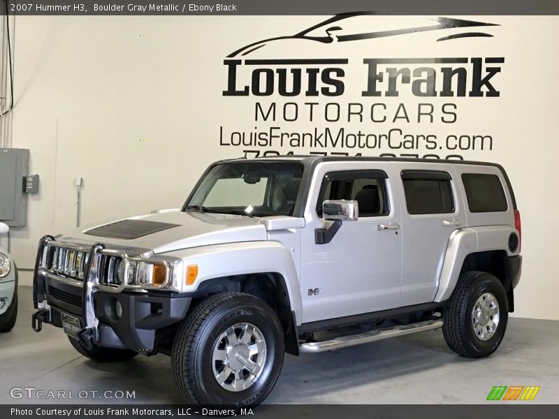 Boulder Gray Metallic / Ebony Black 2007 Hummer H3