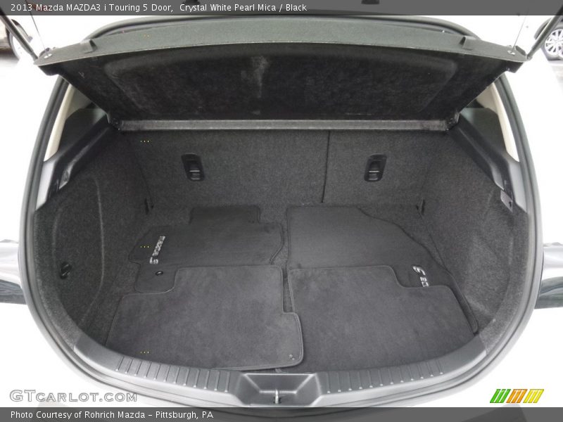 Crystal White Pearl Mica / Black 2013 Mazda MAZDA3 i Touring 5 Door