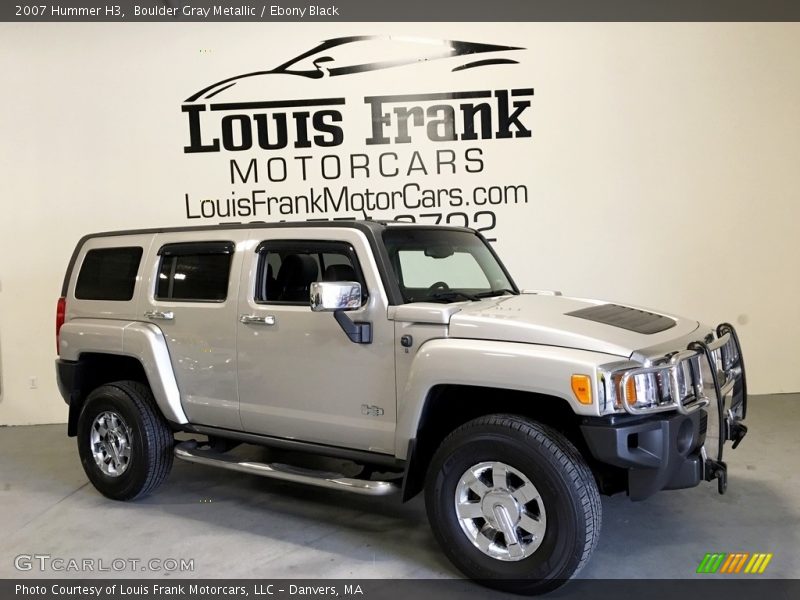 Boulder Gray Metallic / Ebony Black 2007 Hummer H3