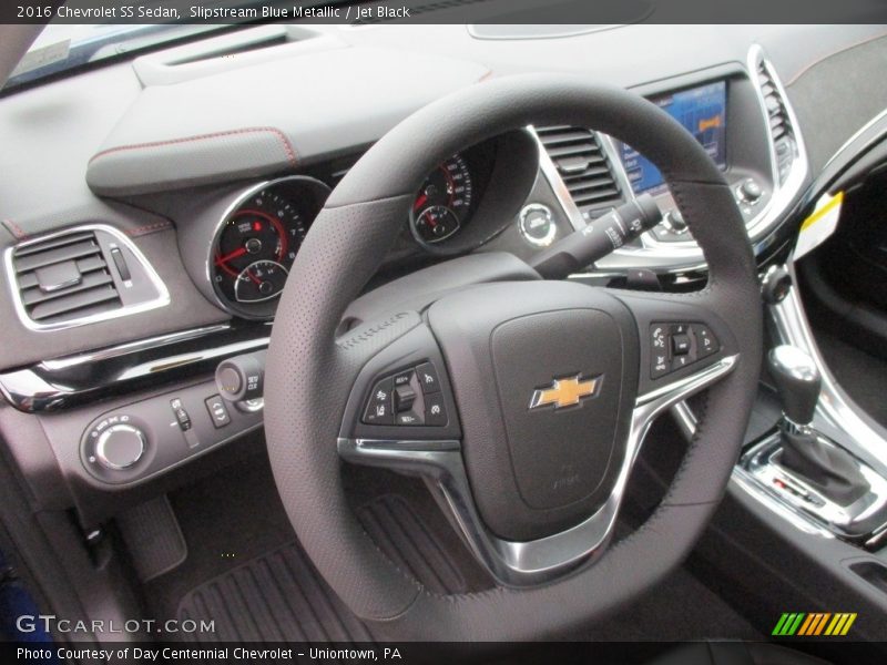 Slipstream Blue Metallic / Jet Black 2016 Chevrolet SS Sedan