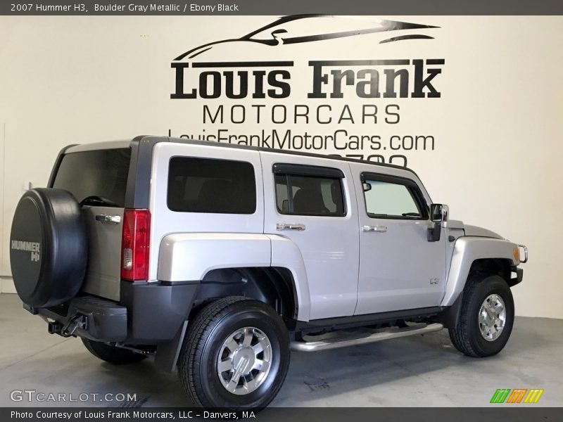 Boulder Gray Metallic / Ebony Black 2007 Hummer H3