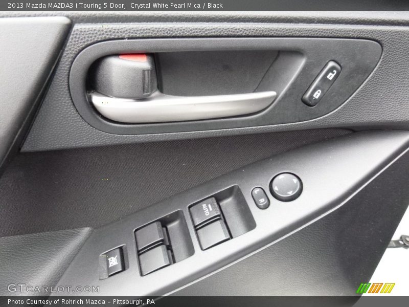 Crystal White Pearl Mica / Black 2013 Mazda MAZDA3 i Touring 5 Door