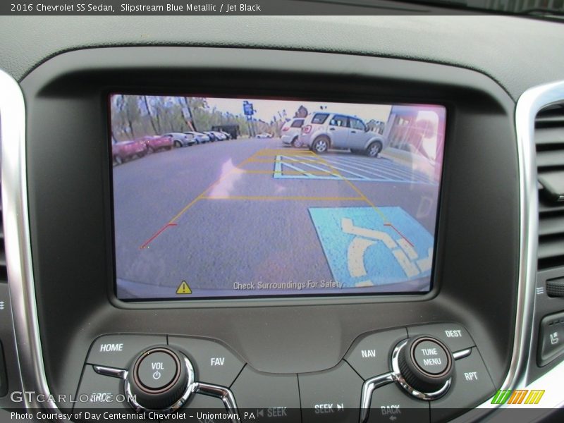 Slipstream Blue Metallic / Jet Black 2016 Chevrolet SS Sedan