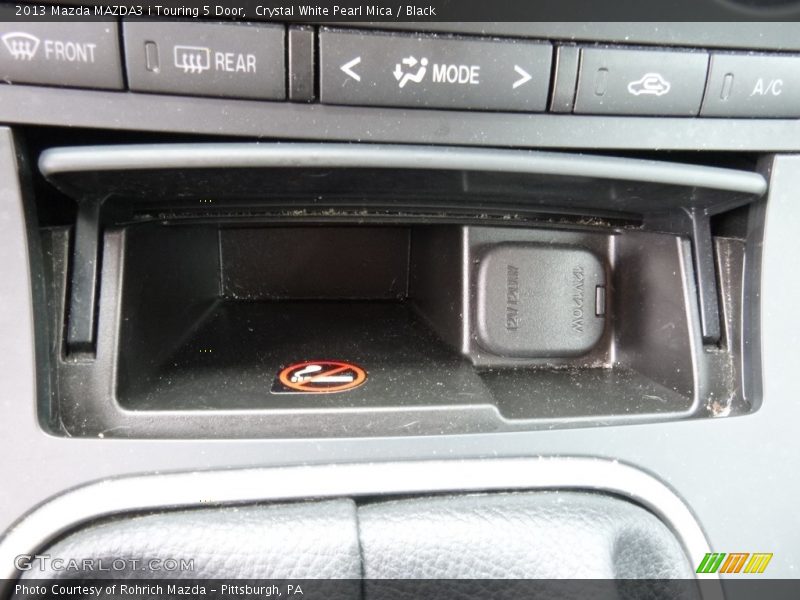 Crystal White Pearl Mica / Black 2013 Mazda MAZDA3 i Touring 5 Door