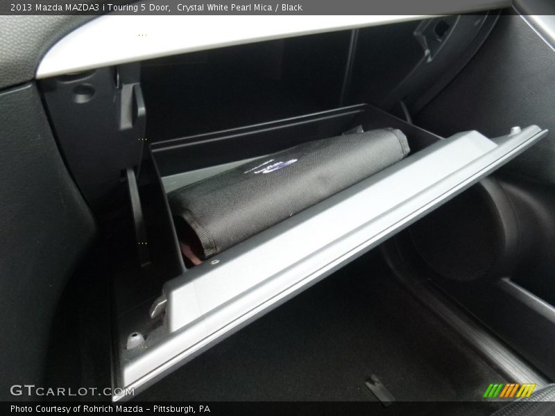 Crystal White Pearl Mica / Black 2013 Mazda MAZDA3 i Touring 5 Door