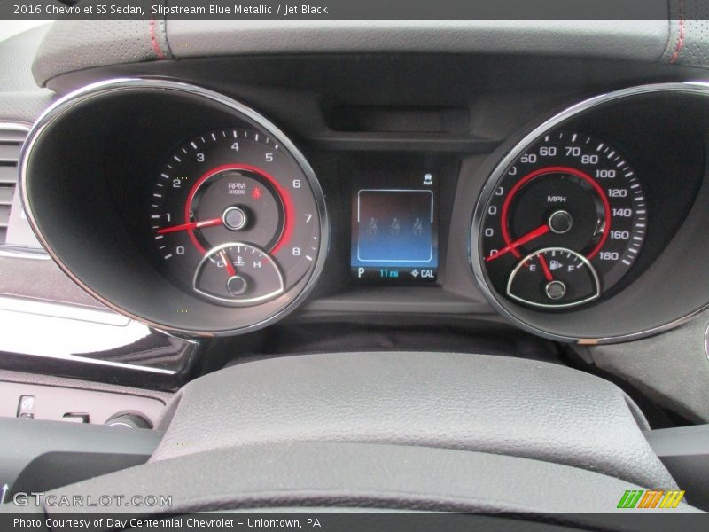 Slipstream Blue Metallic / Jet Black 2016 Chevrolet SS Sedan