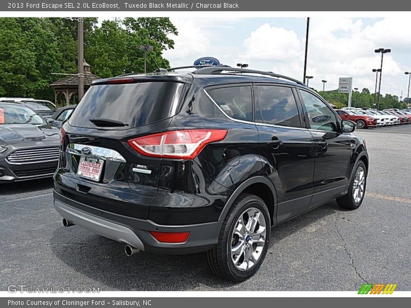 Tuxedo Black Metallic / Charcoal Black 2013 Ford Escape SEL 2.0L EcoBoost
