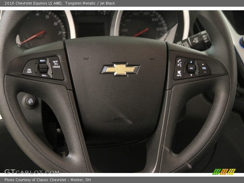 Tungsten Metallic / Jet Black 2016 Chevrolet Equinox LS AWD