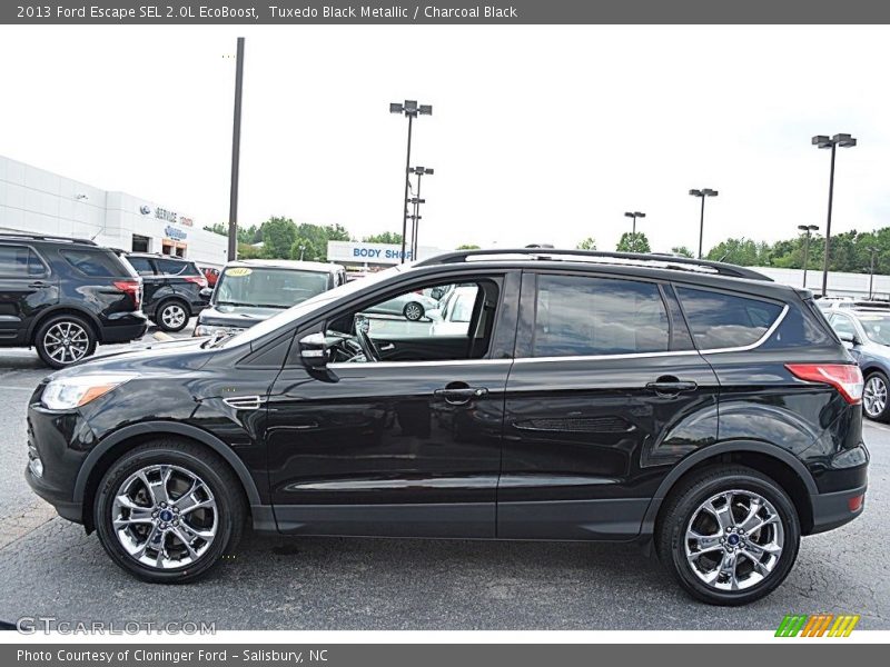 Tuxedo Black Metallic / Charcoal Black 2013 Ford Escape SEL 2.0L EcoBoost