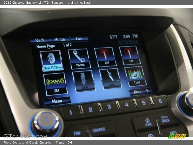 Tungsten Metallic / Jet Black 2016 Chevrolet Equinox LS AWD