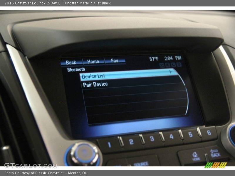 Tungsten Metallic / Jet Black 2016 Chevrolet Equinox LS AWD