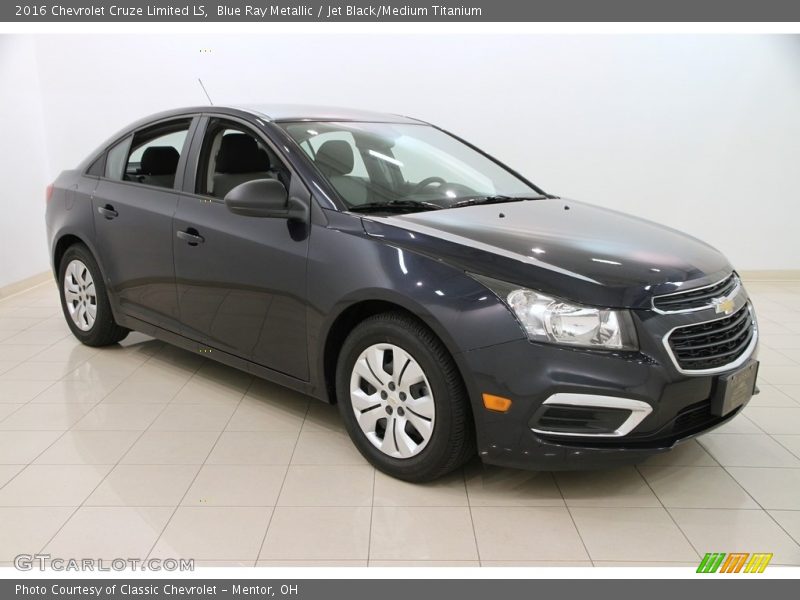 Blue Ray Metallic / Jet Black/Medium Titanium 2016 Chevrolet Cruze Limited LS