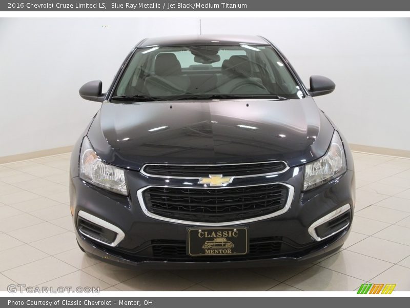 Blue Ray Metallic / Jet Black/Medium Titanium 2016 Chevrolet Cruze Limited LS