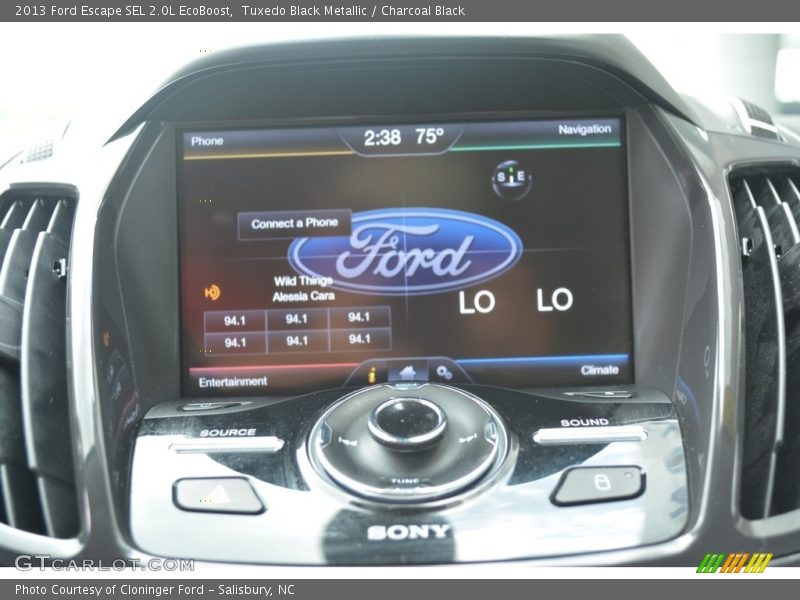 Tuxedo Black Metallic / Charcoal Black 2013 Ford Escape SEL 2.0L EcoBoost