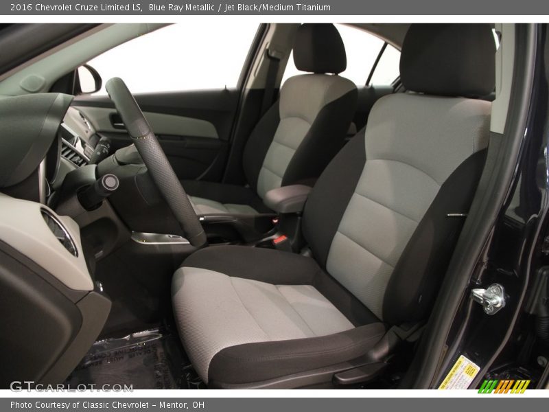 Blue Ray Metallic / Jet Black/Medium Titanium 2016 Chevrolet Cruze Limited LS